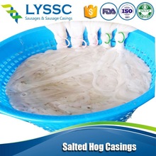 Export Brazil Natural Salted Hog Casings for Sausage with HACCP 90m International Standard