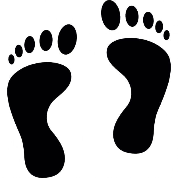 Footprint silhouette Icons | Free Download