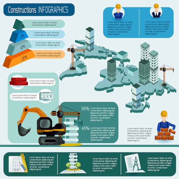 A Collection Of Infographics For The Construction Ind - vrogue.co