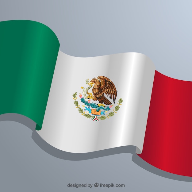 Download Hand drawn mexican flag background Vector | Free Download