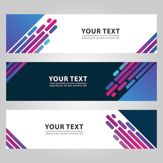 Premium Vector Modern Background Banner