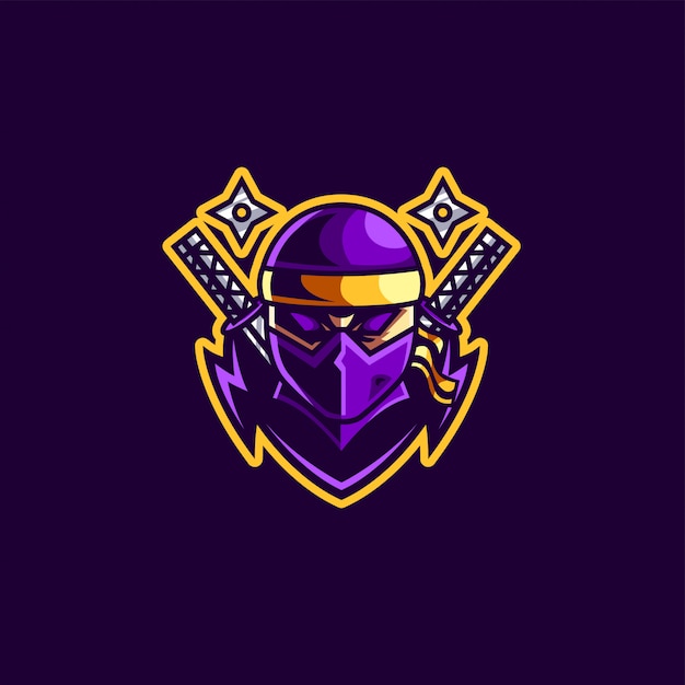 Premium Vector | Ninja mascot and esport gaming logo