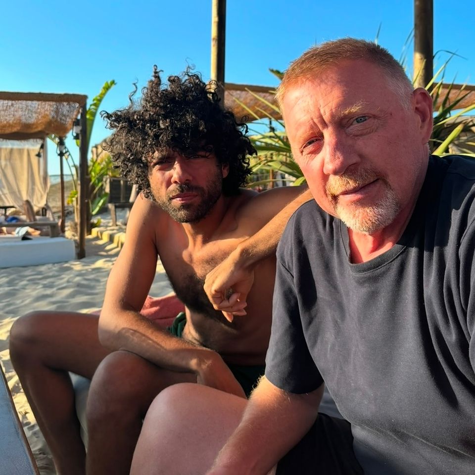 Noah und Boris Becker