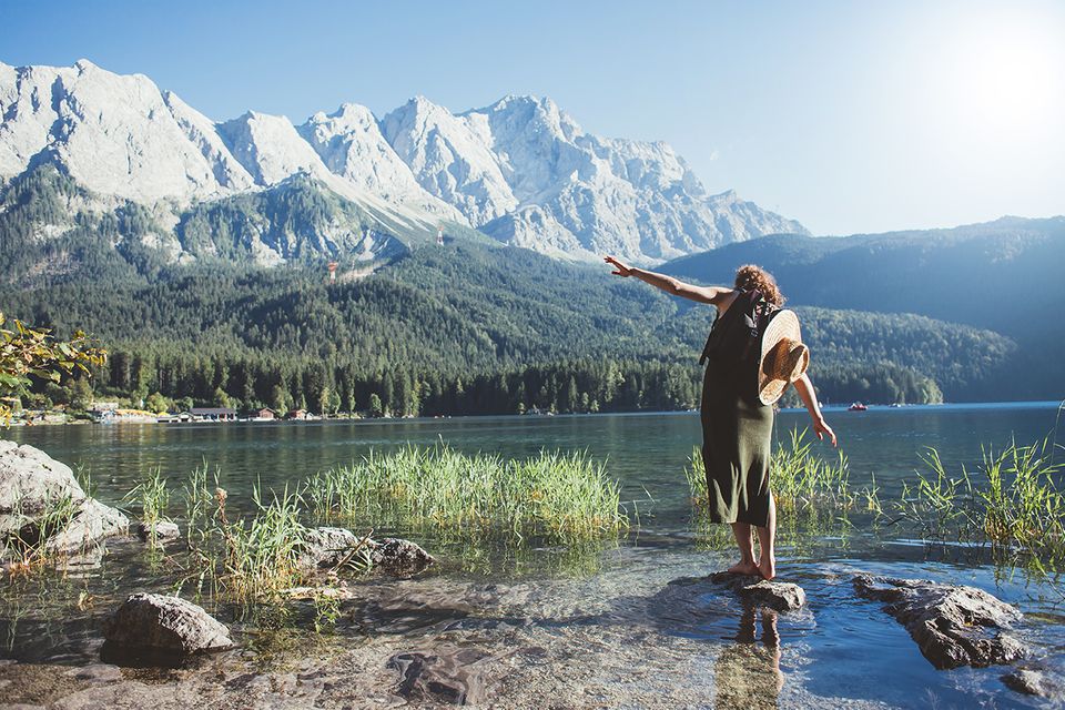 Geocaching am Eibsee