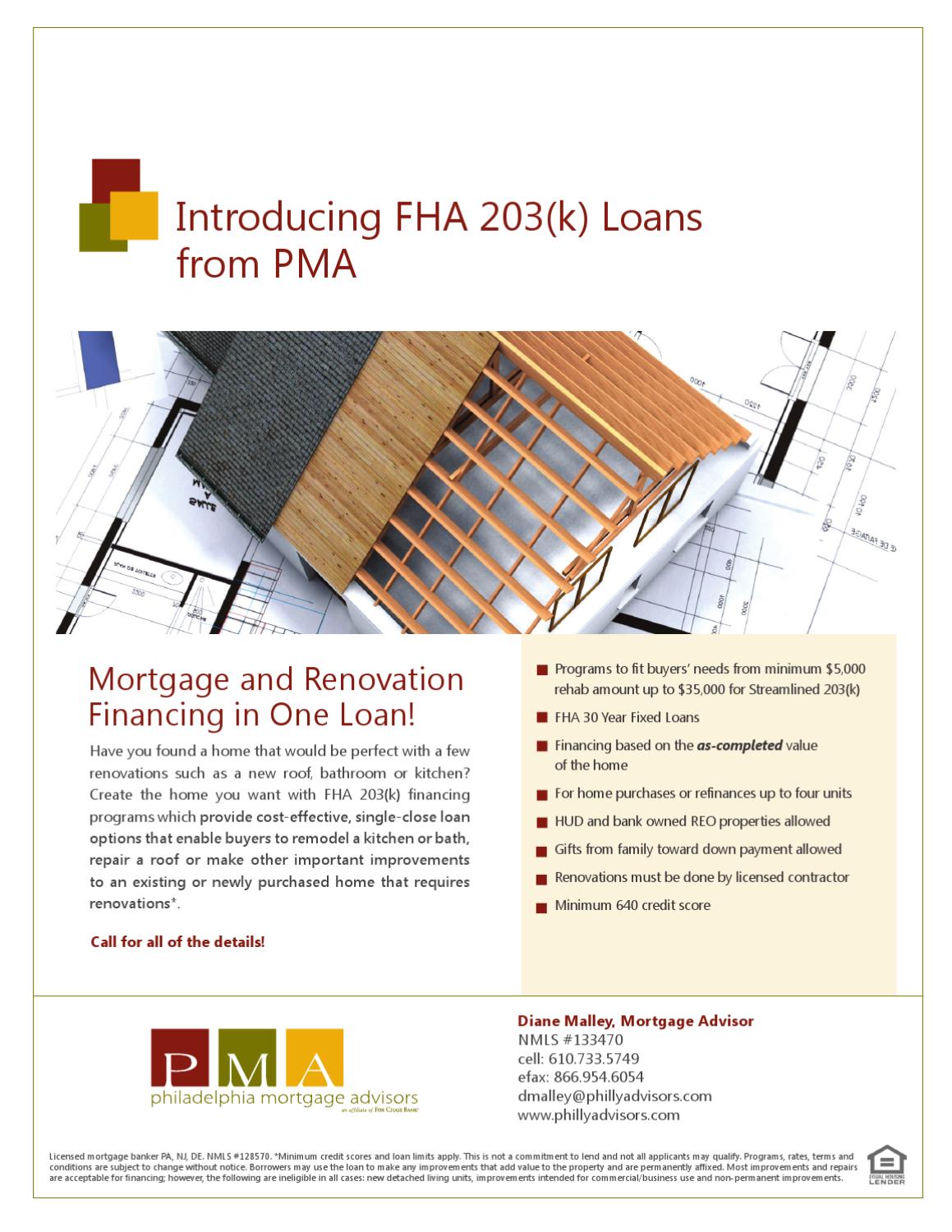 203K Factsheet FHA Loans by K L - Issuu