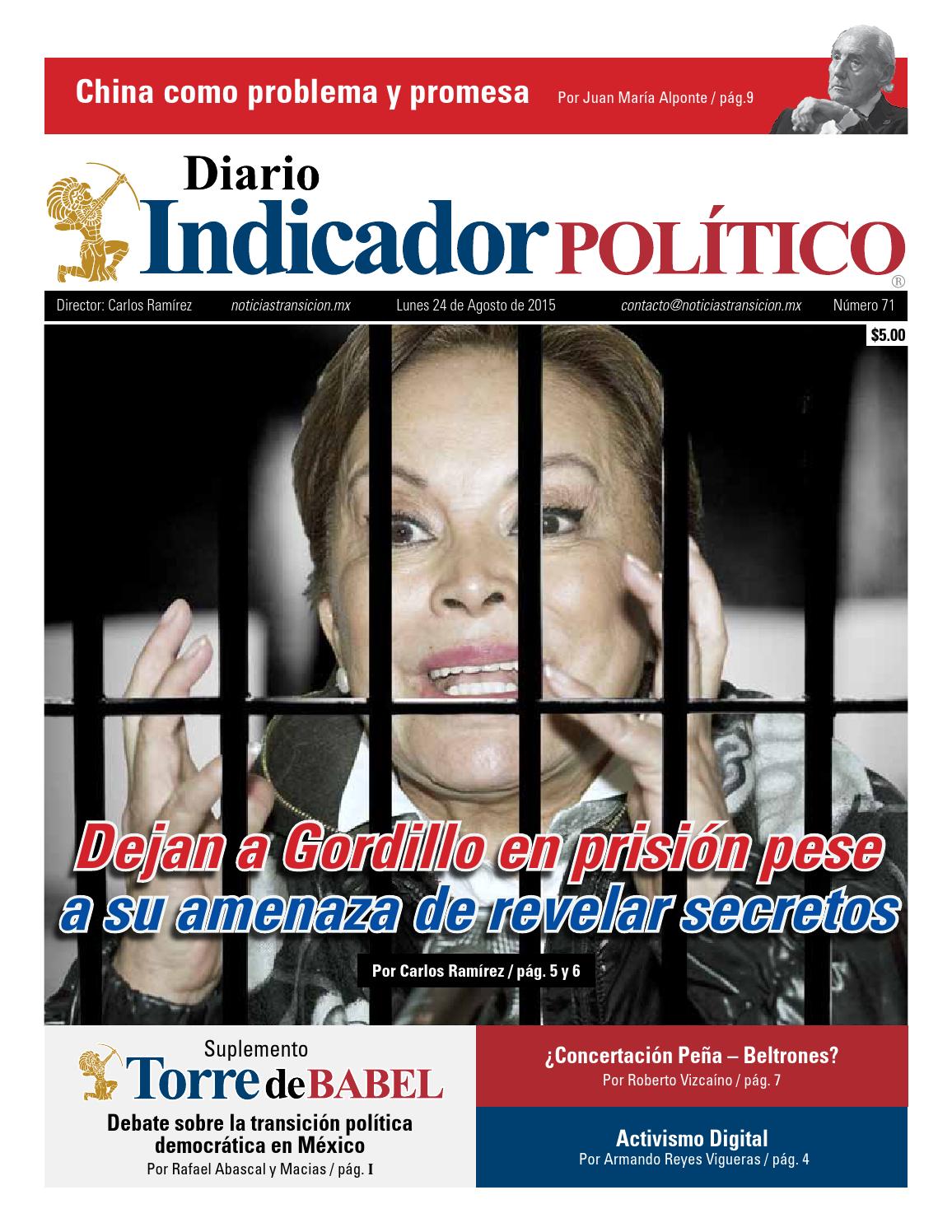 Diario Indicador Político #71 by Grupo Editorial Transición - Issuu