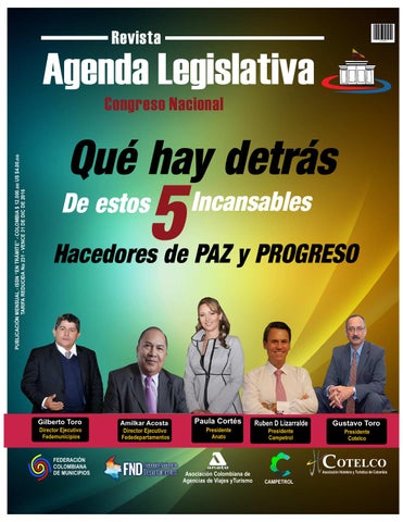 Revista Agenda Legislativa Congreso Nacional Edición No 1 by Jorge ...