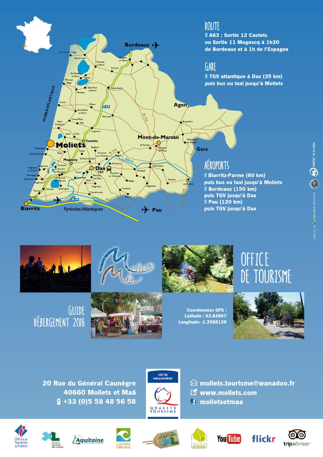 Comment venir à Moliets et Maâ ...... by Office de Tourisme Moliets - Issuu