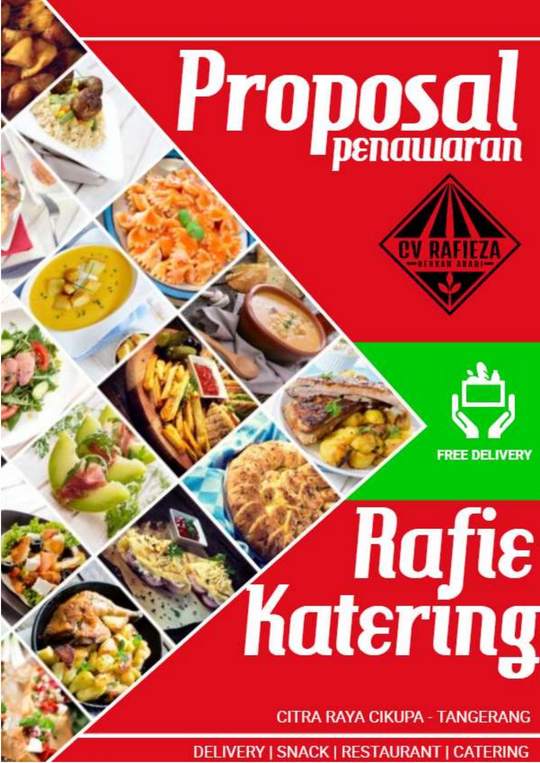 Contoh Proposal Catering Makanan Pdf Viral Update - Riset