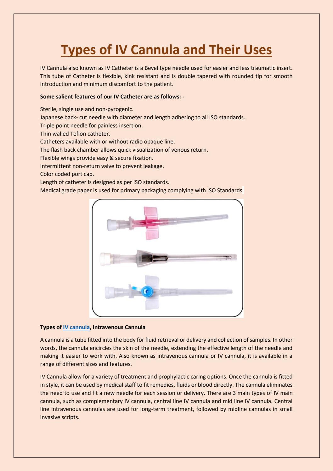 Different Iv Catheter Types | edu.svet.gob.gt