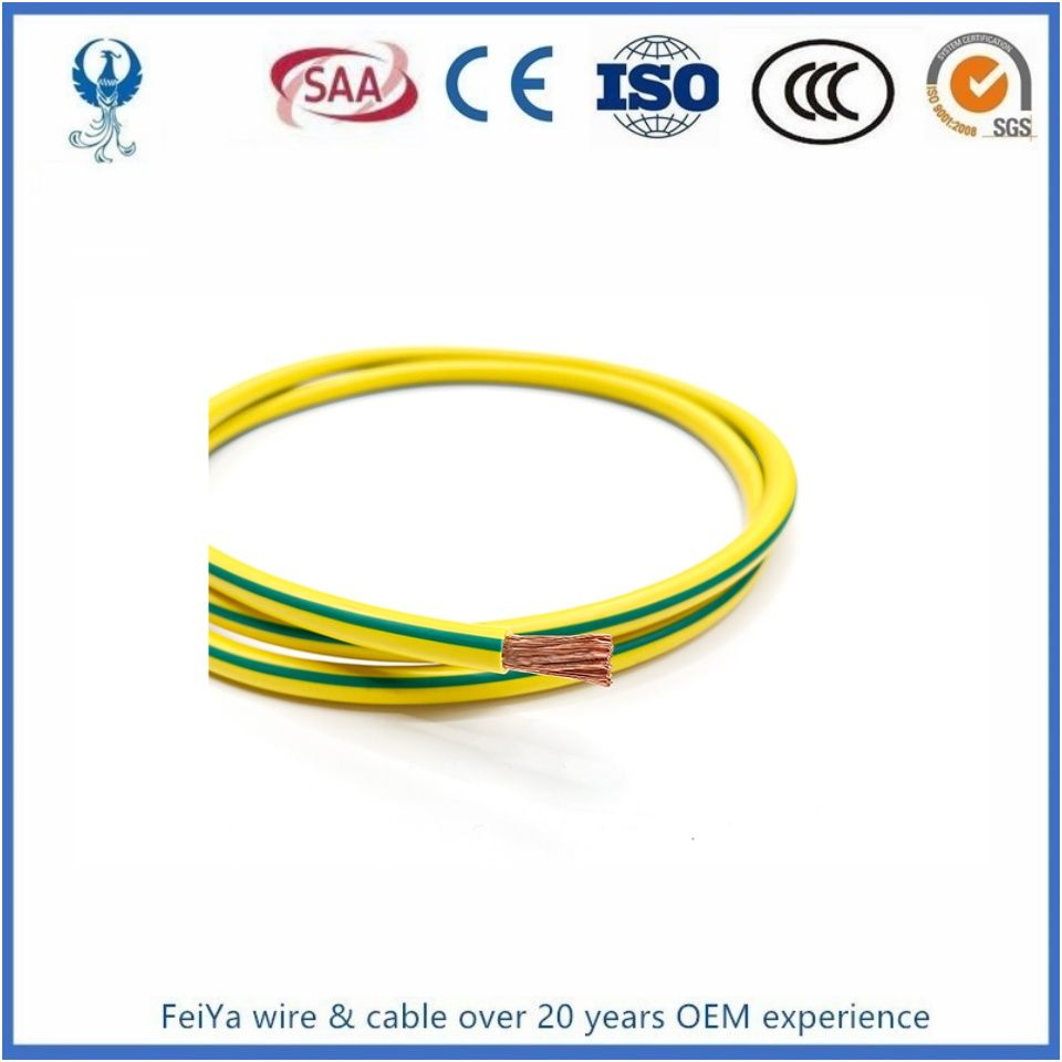 Copper Conductor 1c PVC Insulated Earth Wire 0.6/1kv SAA Approved Wire ...