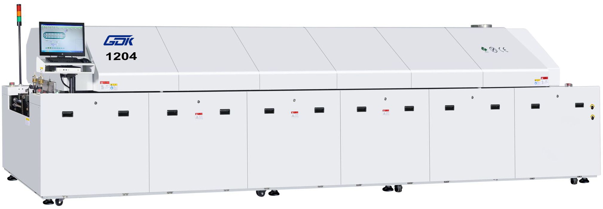 SMT Reflow Oven 6/8/10/12 Zones, SMD Reflow Soldering Oven Machine ...