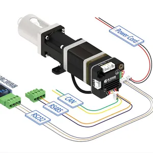 CE Approved DC 24V Stepper Motor RS485 Electric Laboratory Industrial ...