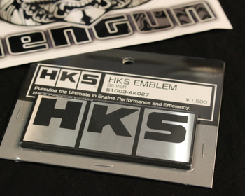 HKS - Emblem Silver