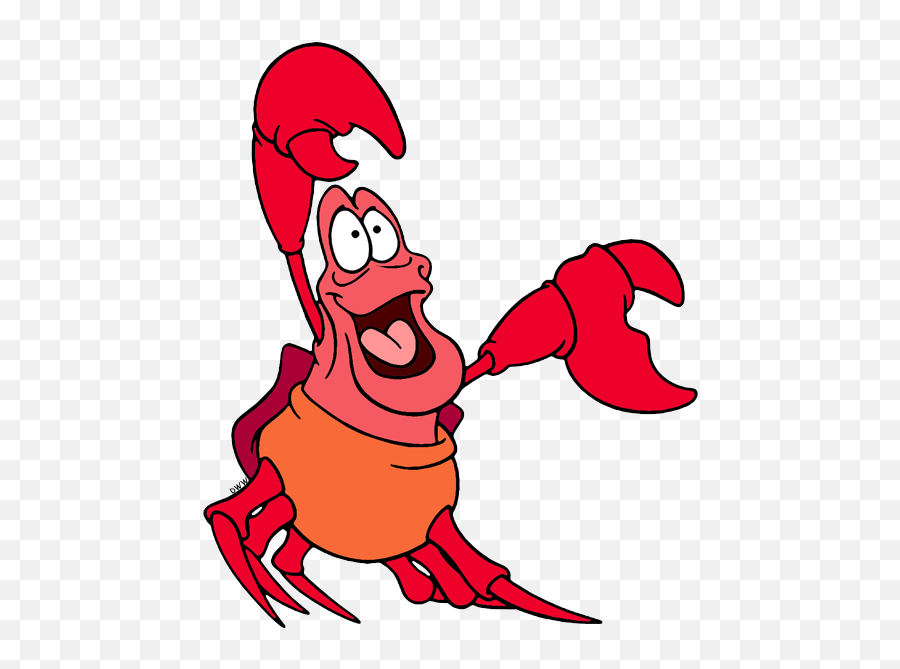 Free Sebastian Cliparts Download - Little Mermaid Sebastian Clipart Png ...