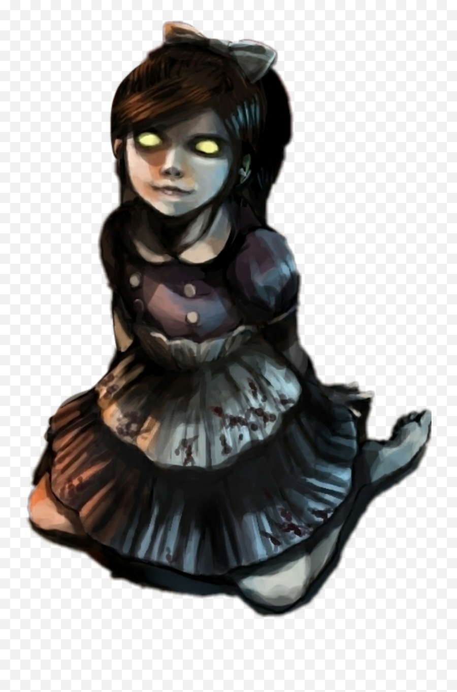 Download Hd Littlesister Bioshock Girl - Bioshock 2 Little Sister Png,Bioshock Png