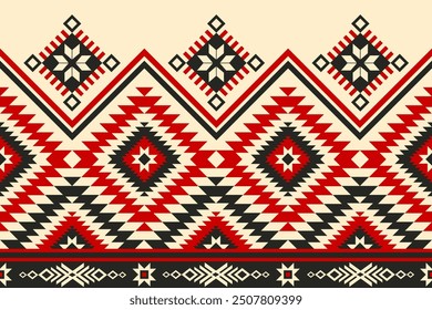 Patrón americano nativo colorido, diseño navajo. Ornamento nativo americano. Fondo geométrico Abstractas Ética tradicional para la decoración, ropa, tela, textil, moda.