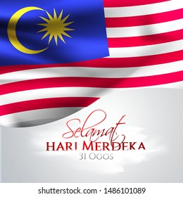 Poster Kemerdekaan Malaysia image.