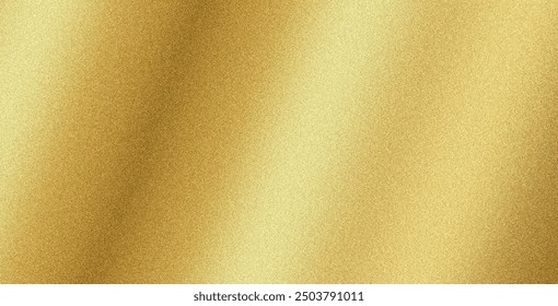 Gold wall texture background. Yellow shiny gold foil paint on wall sheet with gloss light reflection, vibrant golden paper luxury wallpaper