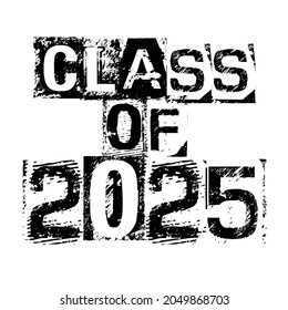 Graduate 2025 Class 2025 Lettering Vector Stock Vector (Royalty Free) 2049868703  Shutterstock