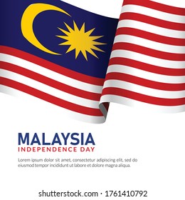 Happy Malaysia Day Vector Banner Greeting Stock Vector (Royalty Free ...