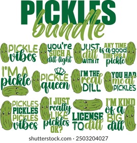 Pickles Bundle - Pickles Illustrations