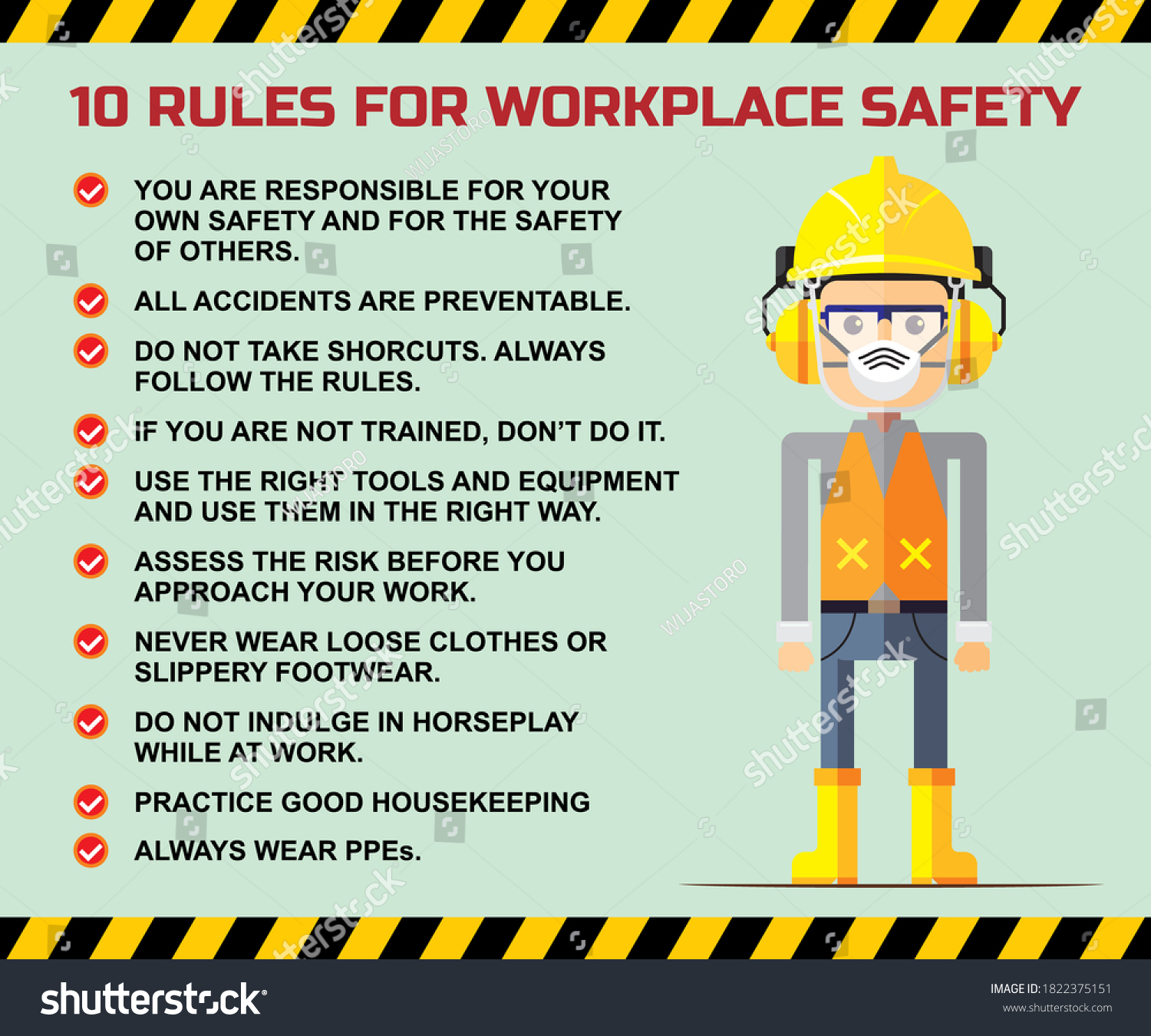 10 Rules For Workplace Safety Workplace Safety Workplace Safety ...