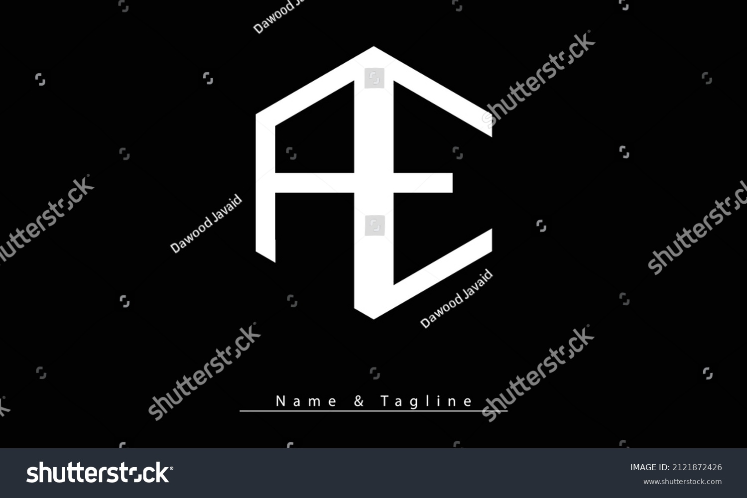 Alphabet Letters Initials Monogram Logo Ae Stock Vector (Royalty Free ...