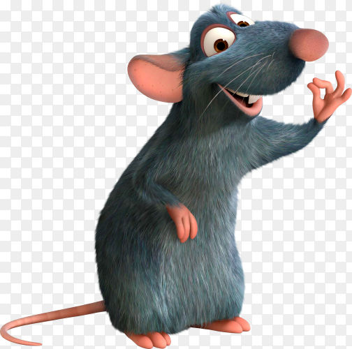 Rat isolated on transparent background PNG