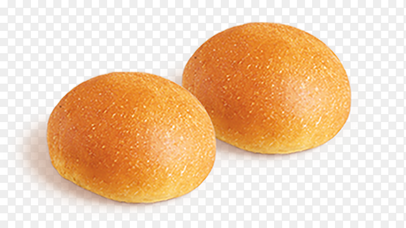 Fresh hamburger bun isolated on transparent background PNG