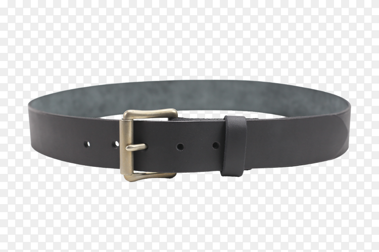 Leather Belt Strap Isolated on transparent background PNG