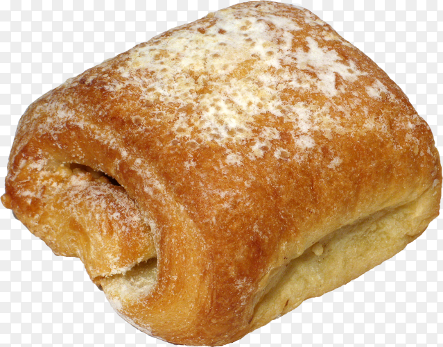 Tasty baked bun isloated on transparent background PNG