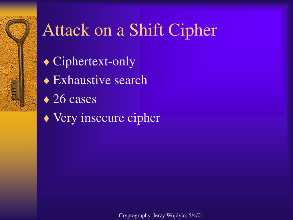 PPT - Cryptography Part 1: Classical Ciphers PowerPoint Presentation ...