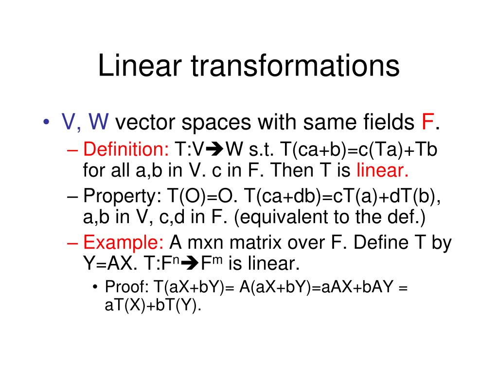 Unveiling The Essence Of Linear Transformations: A Comprehensive ...