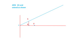 FV
1
o
JOIN O1 and
extend as shown
 