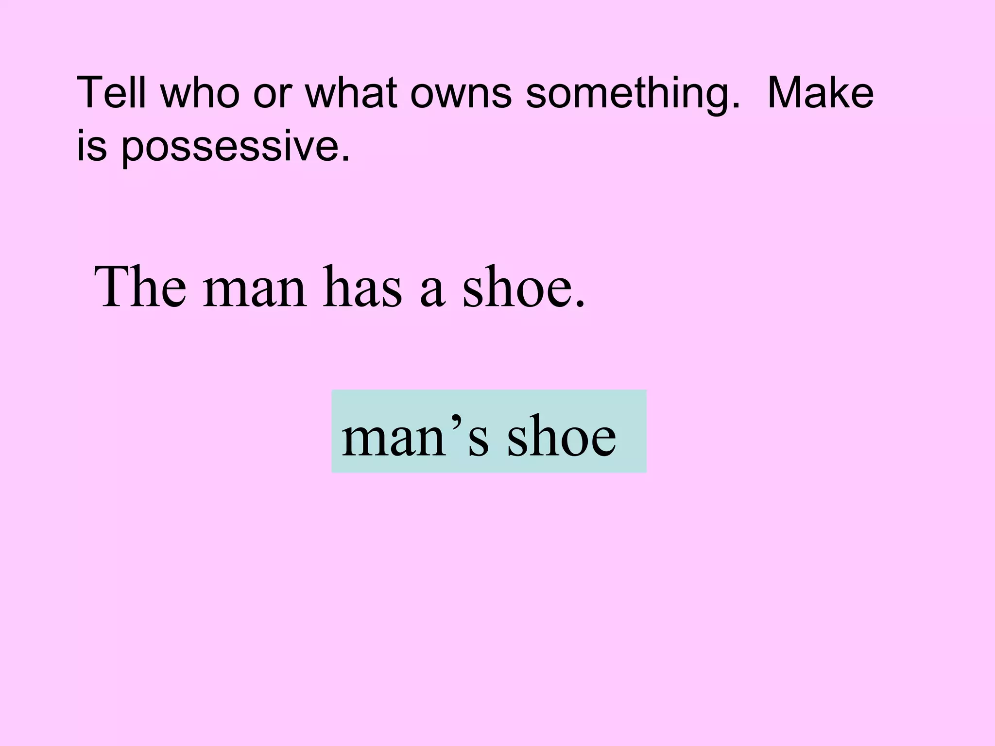 12 singular possessive nouns | PPT