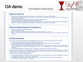 OA demo
GRIAL – Universidad de Salamanca 75
Vista	
  Profesor	
  (con7nuación)	
  
 