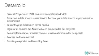 Modelado y carga de datos con Azure SSAS | PPT