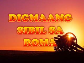 5 digmaang sibil sa roma