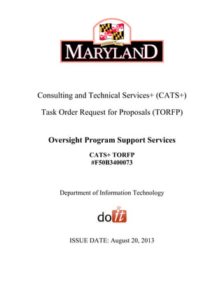 Example Solicitation - IT Support Services | PDF