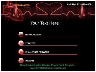 Animated Cardiac Powerpoint Template