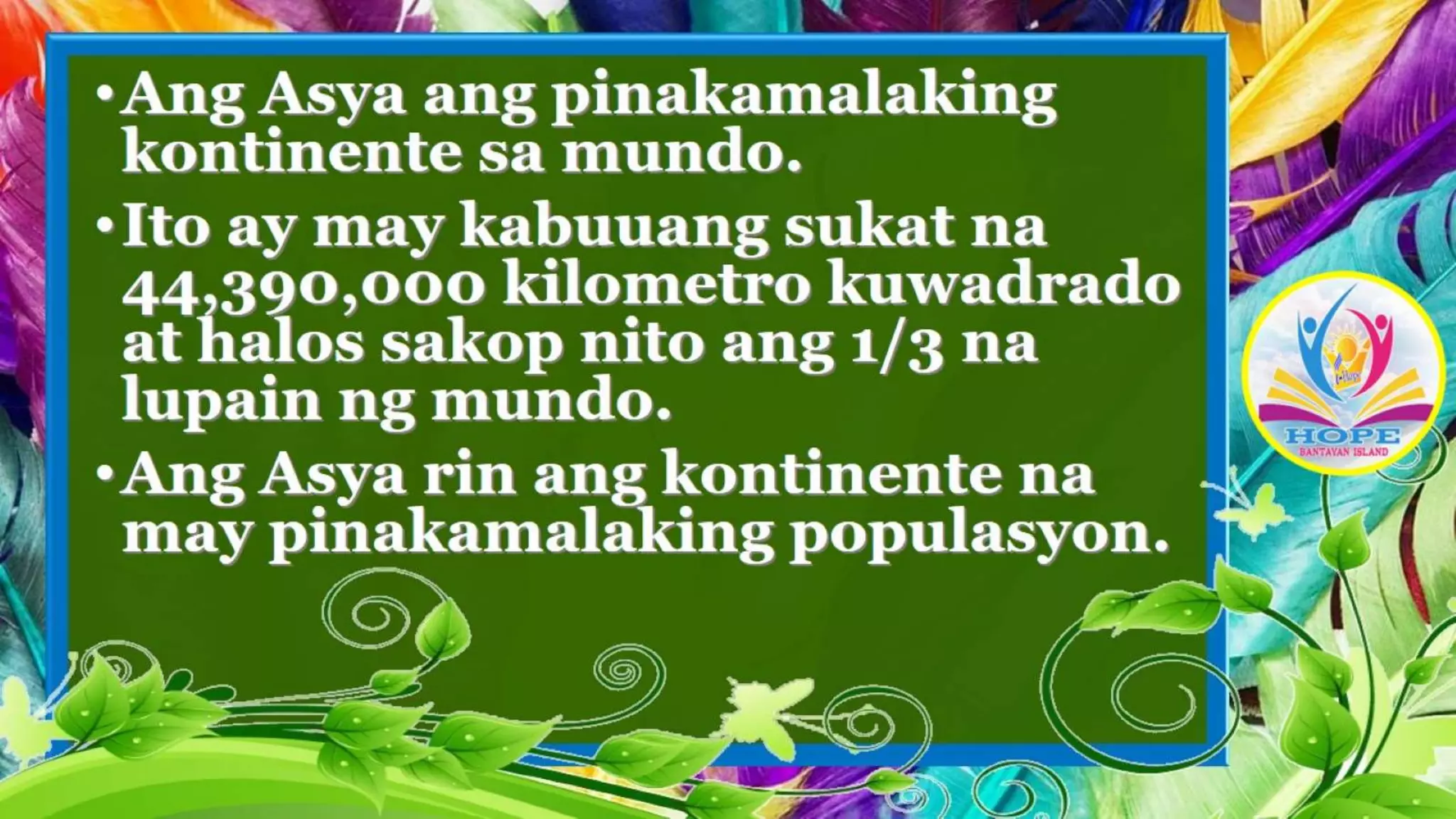 Ap 8 - Lesson 3 Mga Kontinente ng Daigdig | PPT