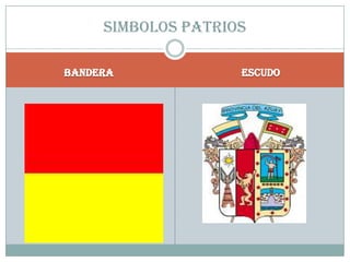 SIMBOLOS PATRIOS

BANDERA             ESCUDO
 