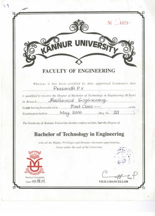 Engineering Certificate