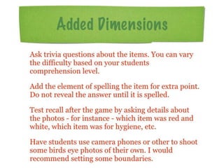 Bird's Eye View Powerpoint Game