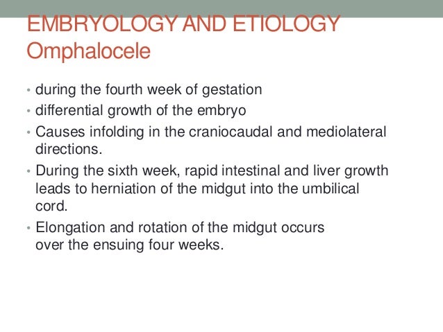 omphalocele and gastroschisis