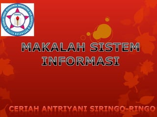 sistem informasi | PPT