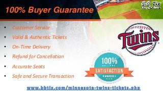 100% Buyer Guarantee
• Customer Service
• Valid & Authentic Tickets
• On-Time Delivery
• Refund for Cancellation
• Accurate Seats
• Safe and Secure Transaction
 