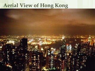 Aerial View of Hong Kong 