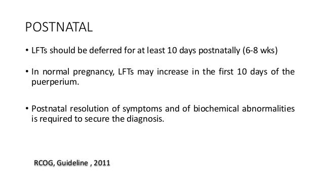 Cholestasis of pregnancy